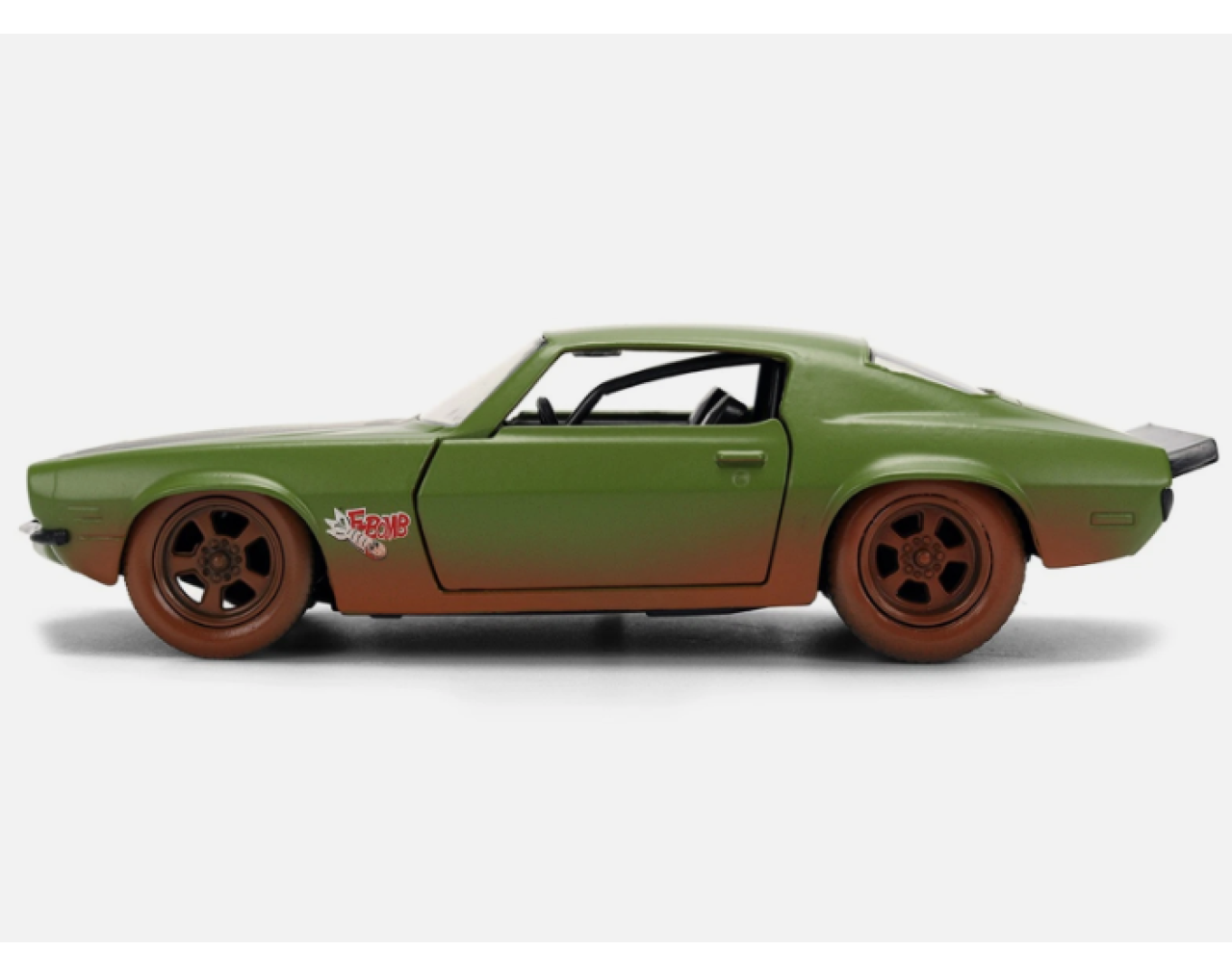 1973 Chevrolet Camaro Green (Dirty Version) - Escala 1:32 - Fast and Furious - Die-Cast Jada Toys