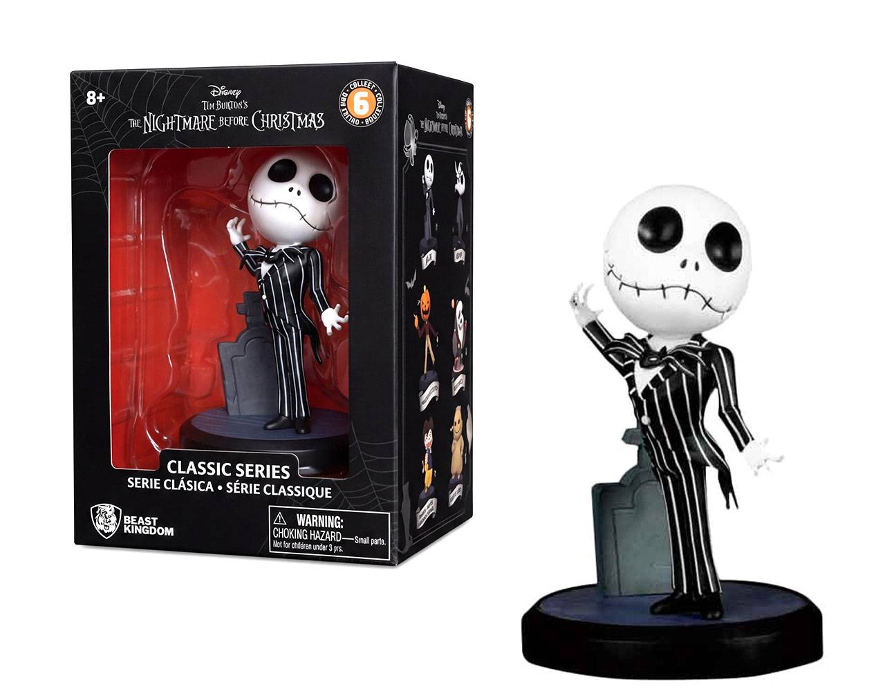 Jack Skellington (Black & white suit) - The Nightmare Before Christmas Beast Kingdom Classic Series