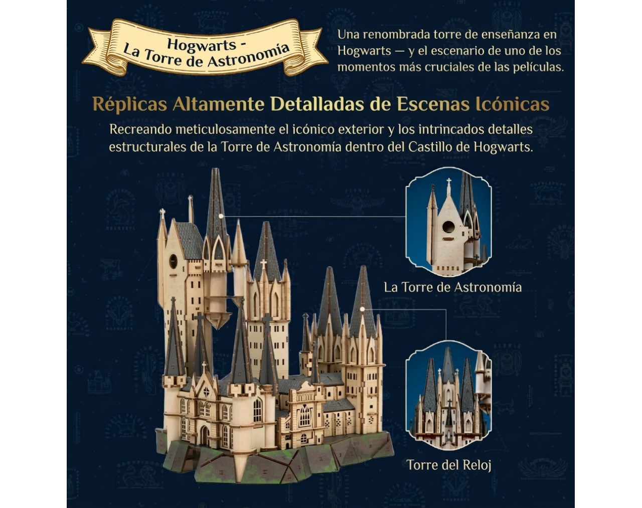 Hogwarts The Astronomy Tower (Set de Construcción con sonido y luz) - Harry Potter Puremind