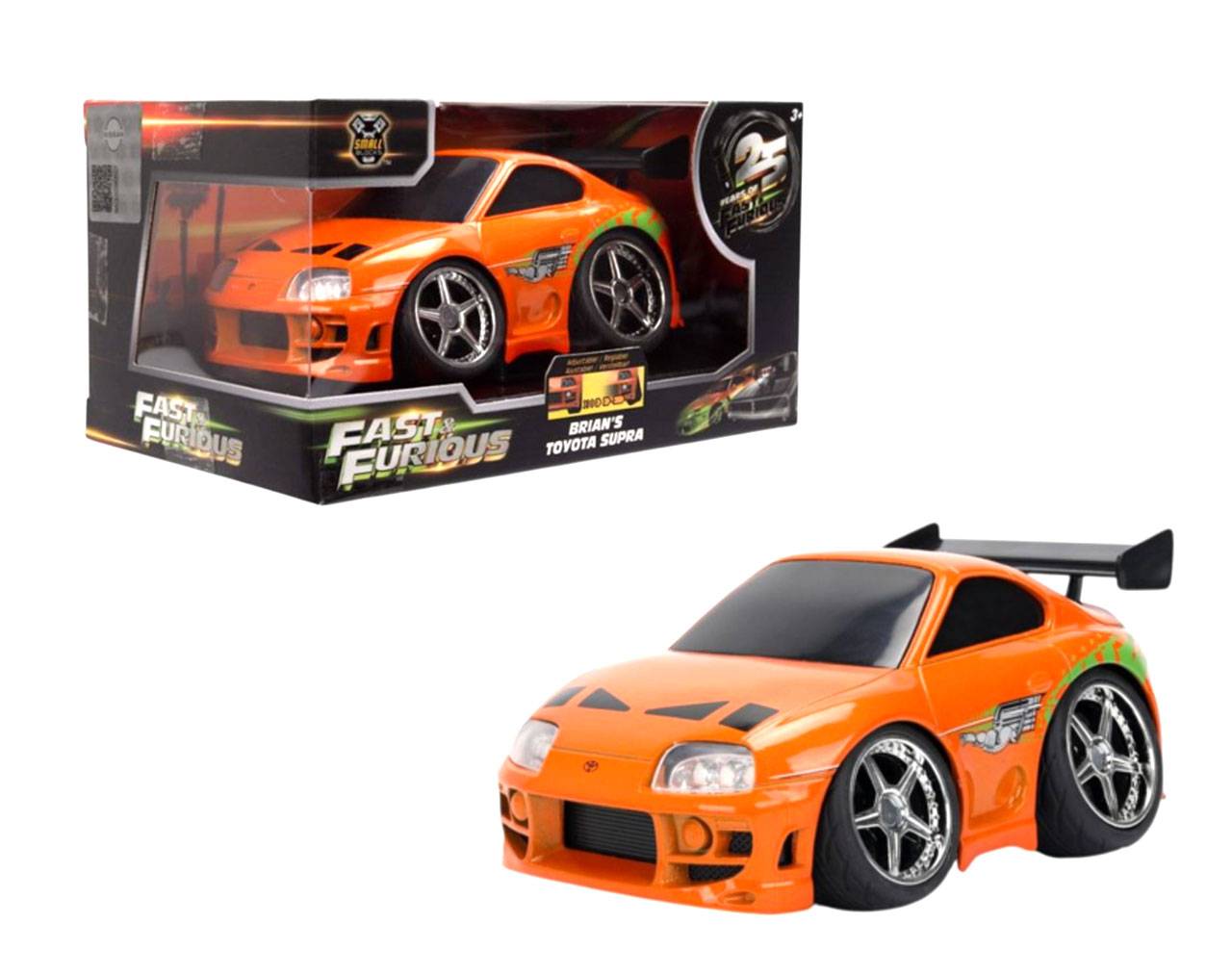 Brian's Toyota Supra (Escala 1:28) - Fast & Furious - Small Blocks Jada Toys