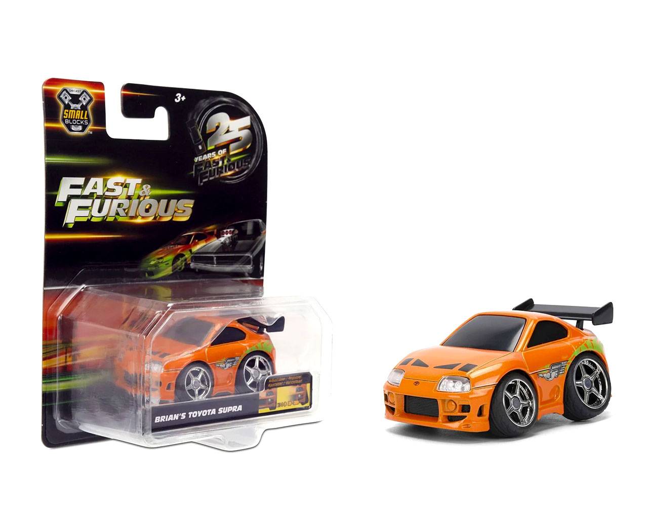 Brian's Toyota Supra (Escala 1:43) - Fast & Furious - Small Blocks Jada Toys