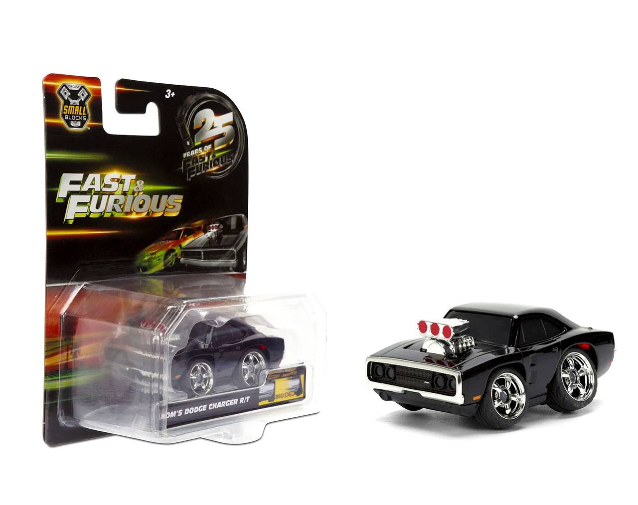 Dom's Dodge Charger R/T (Escala 1:43) - Fast & Furious - Small Blocks Jada Toys