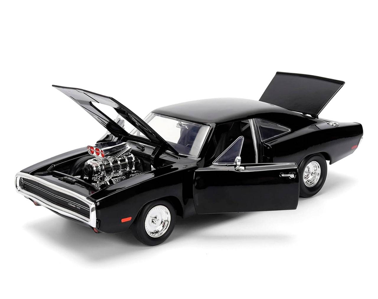 Dom's Dodge Charger R/T Escala 1:24 - Fast and Furious - Die-cast Jada Toys