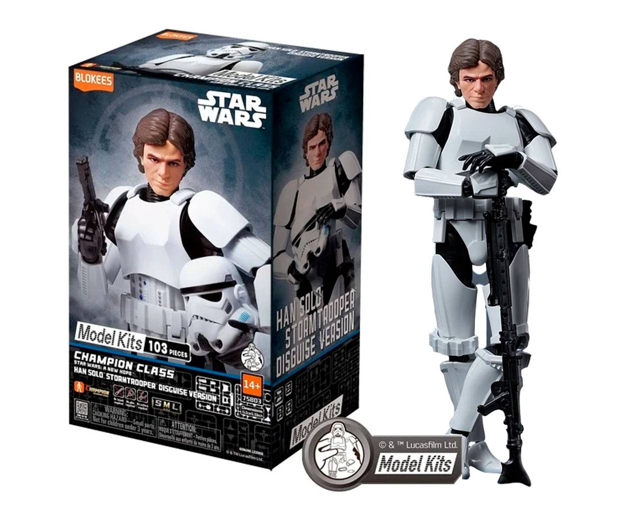 Han Solo Stormtrooper Disguise Version (75803) - Star Wars: A New Hope Champion Class - Blokees