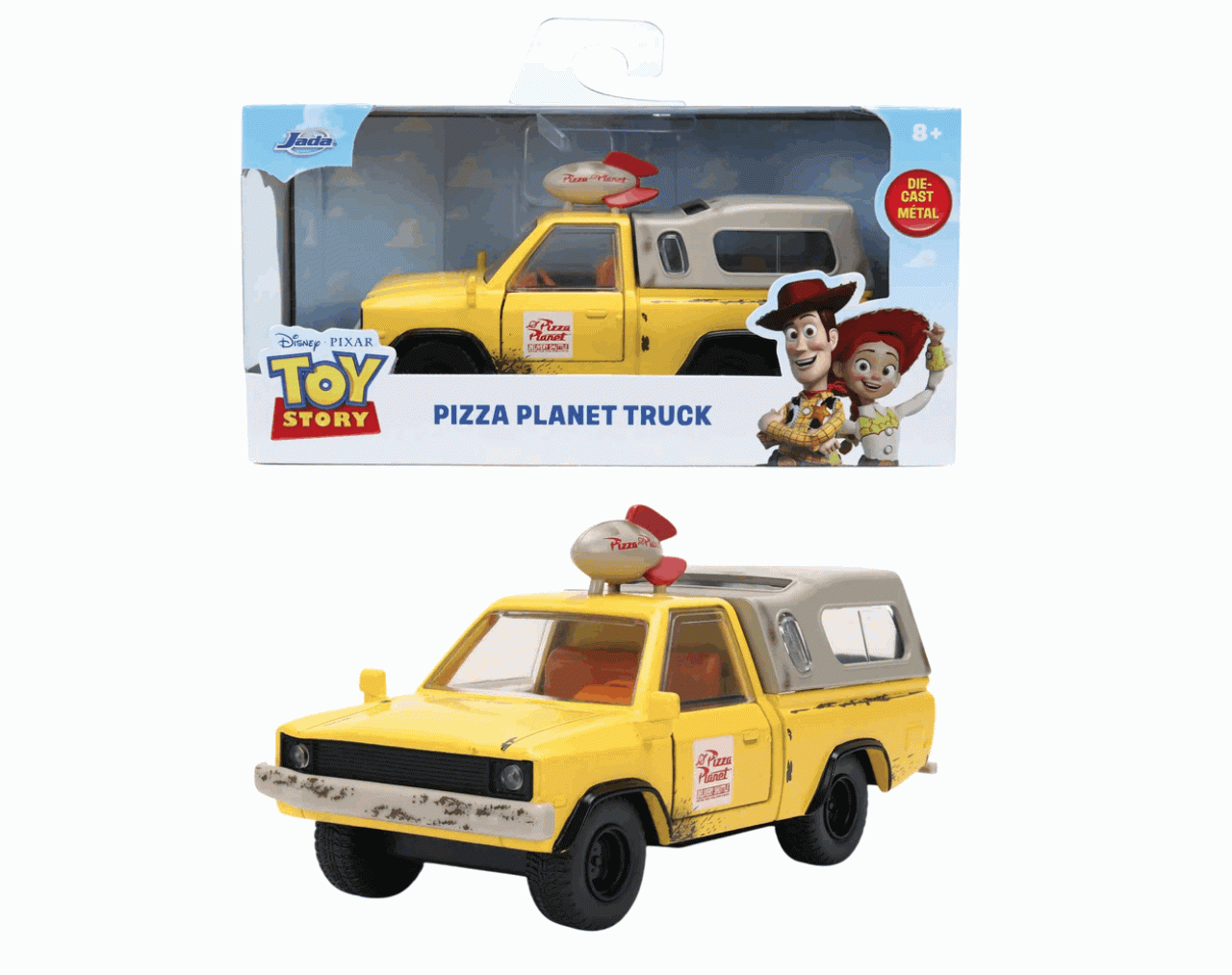 Pizza Planet Truck Escala 1:32 - Disney Pixar Toy Story - Die-Cast Jada Toys