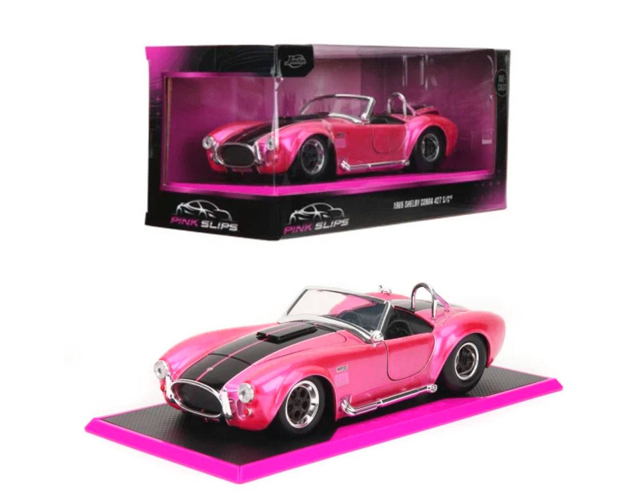 1965 Shelby Cobra 427 (Pink) Escala 1:24 - Pink Slips - Die-Cast Jada Toys