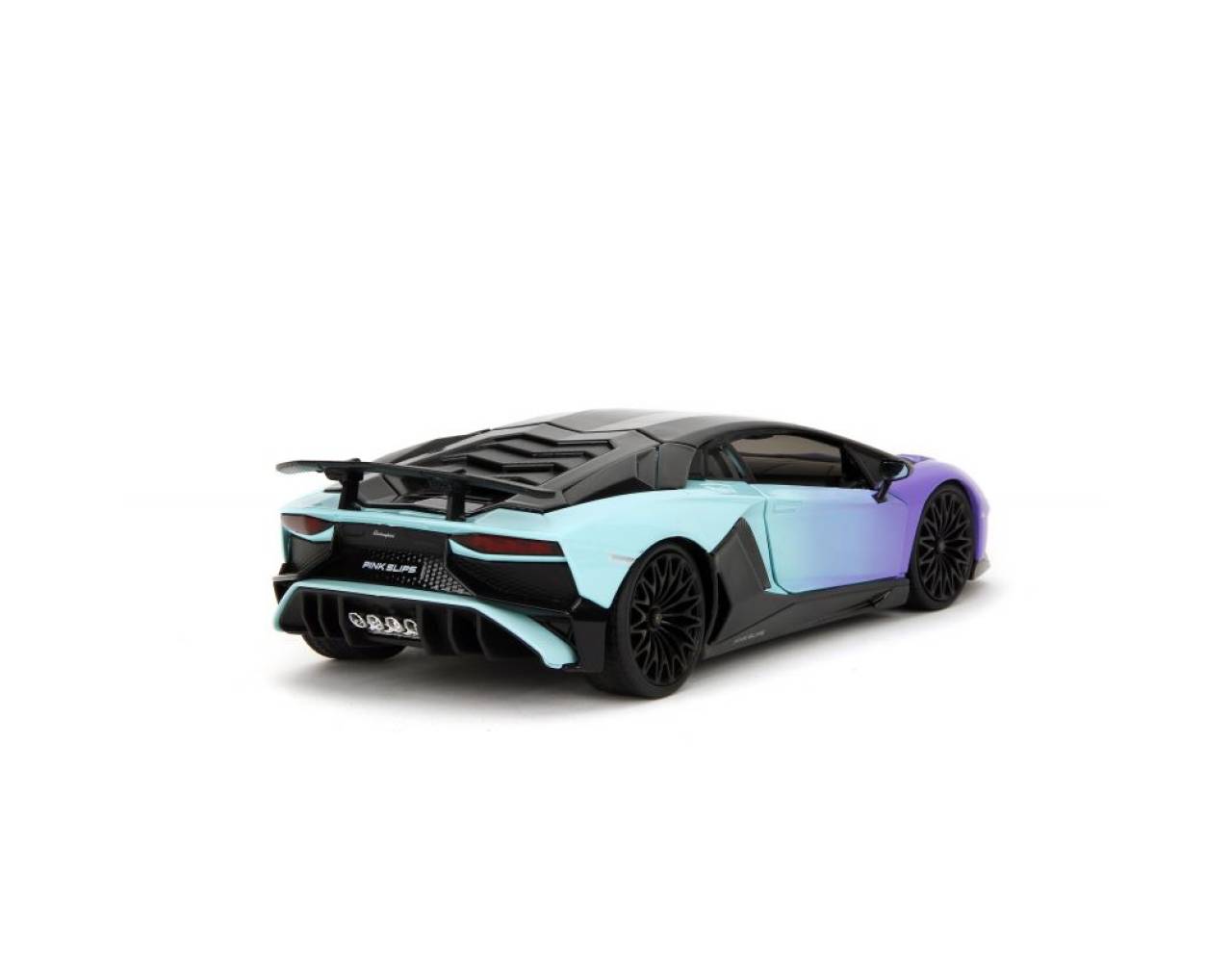Lamborghini Aventador SV (Lilac Light Blue) Escala 1:24 - Pink Slips - Die-Cast Jada Toys