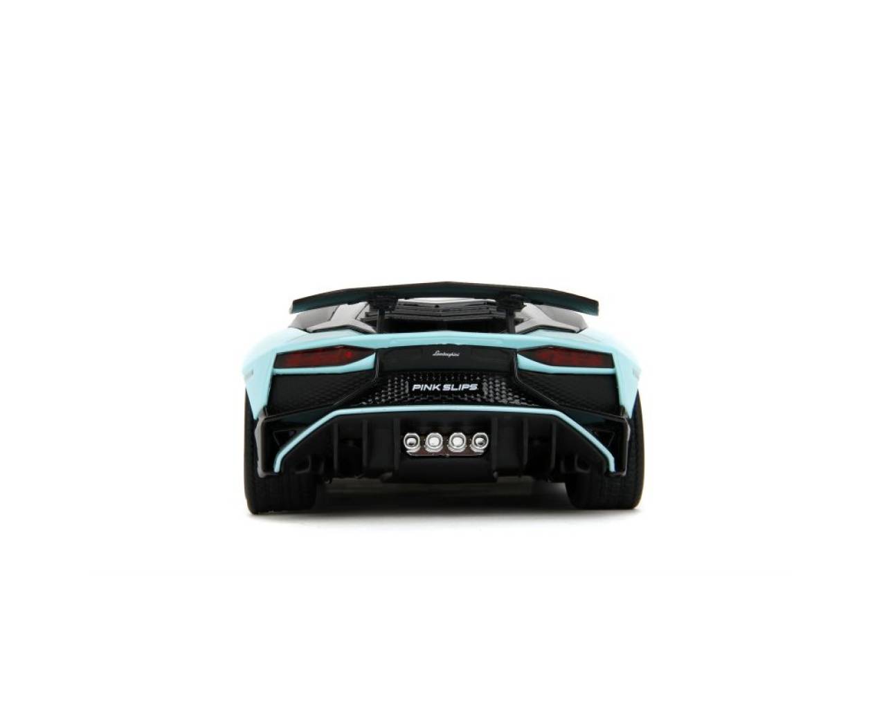Lamborghini Aventador SV (Lilac Light Blue) Escala 1:24 - Pink Slips - Die-Cast Jada Toys