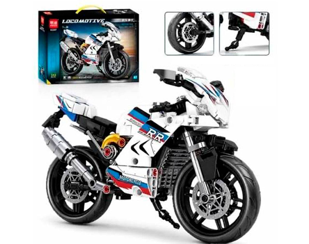 Motorcycle SF001 K2153 - Locomotive Car - Model Kit MiNGDi