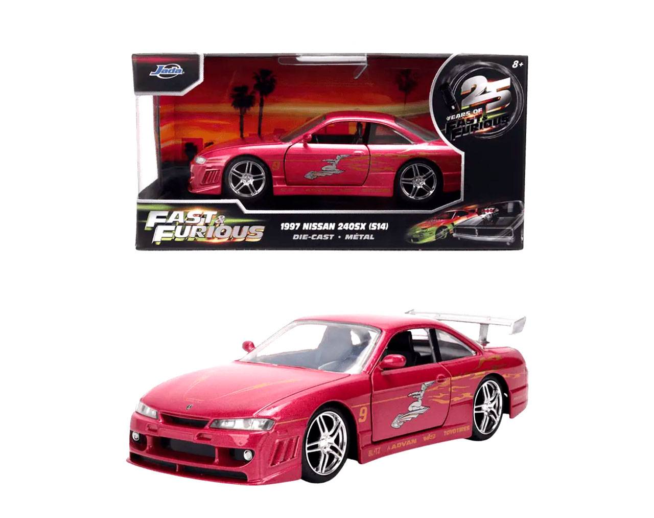 1997 Nissan 240SX (S14) - Fast and Furious 1 - Die Cast Jada Toys
