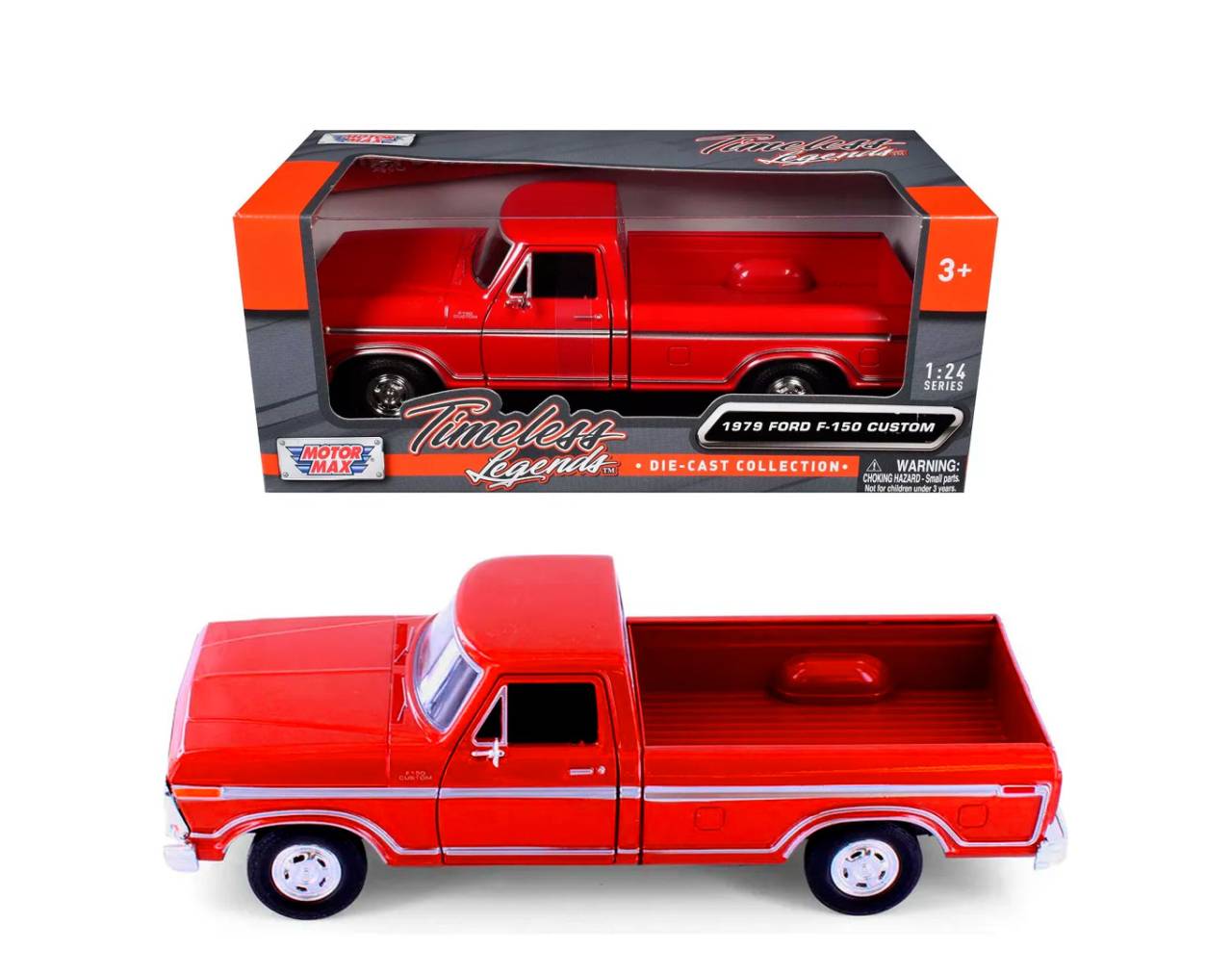 1979 Ford F-150 Custom (Escala 1:24) - Timeless Legends - Die-Cast Motor Max