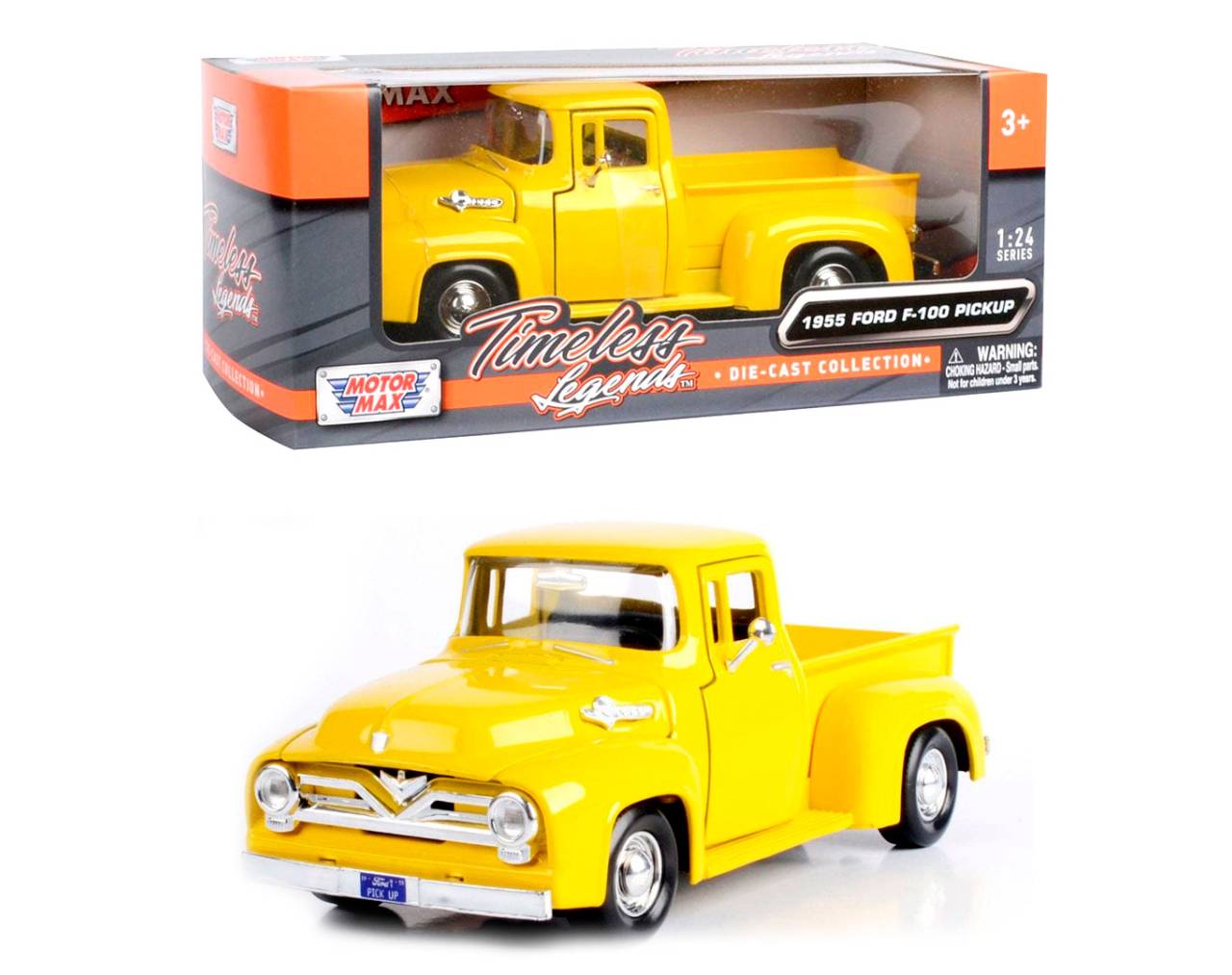 1955 Ford F-100 PickUp (Escala 1:24) - Timeless Legends - Die-Cast Motor Max