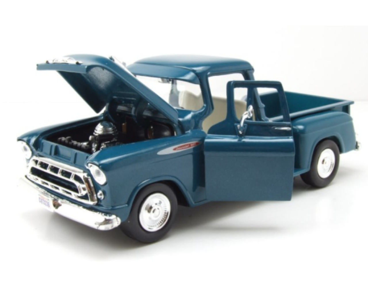 1957 Chevy 3100 Stepside (Escala 1:24) - Timeless Legends - Die-Cast Motor Max