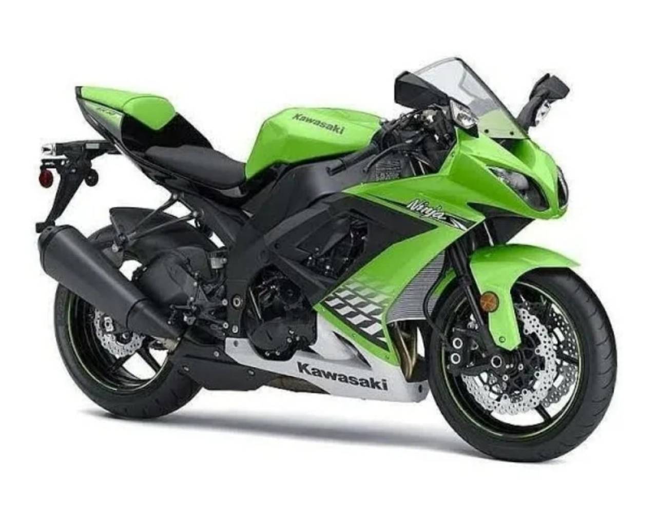 Motocicleta Kawasaki Ninja ZX-10R (Escala 1:12) - Die-Cast Maisto