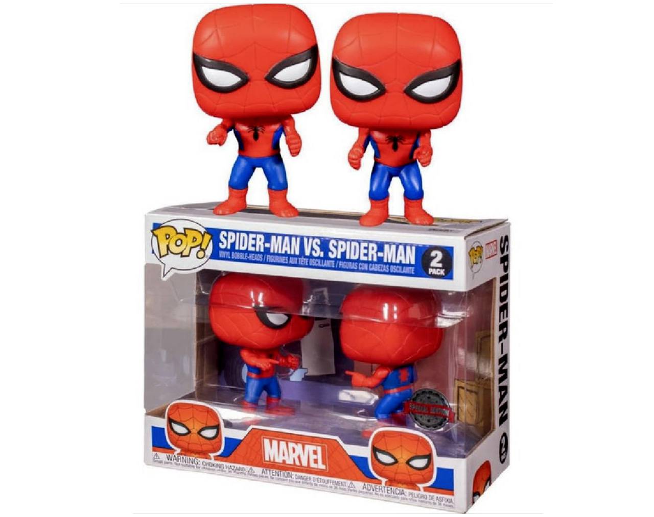 Spider Man vs Spider Man Pop! Vinyl