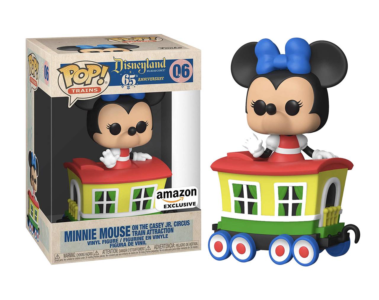 Minnie Mouse on the Casey Jr. Circus Train Attraction Pop! Vinyl