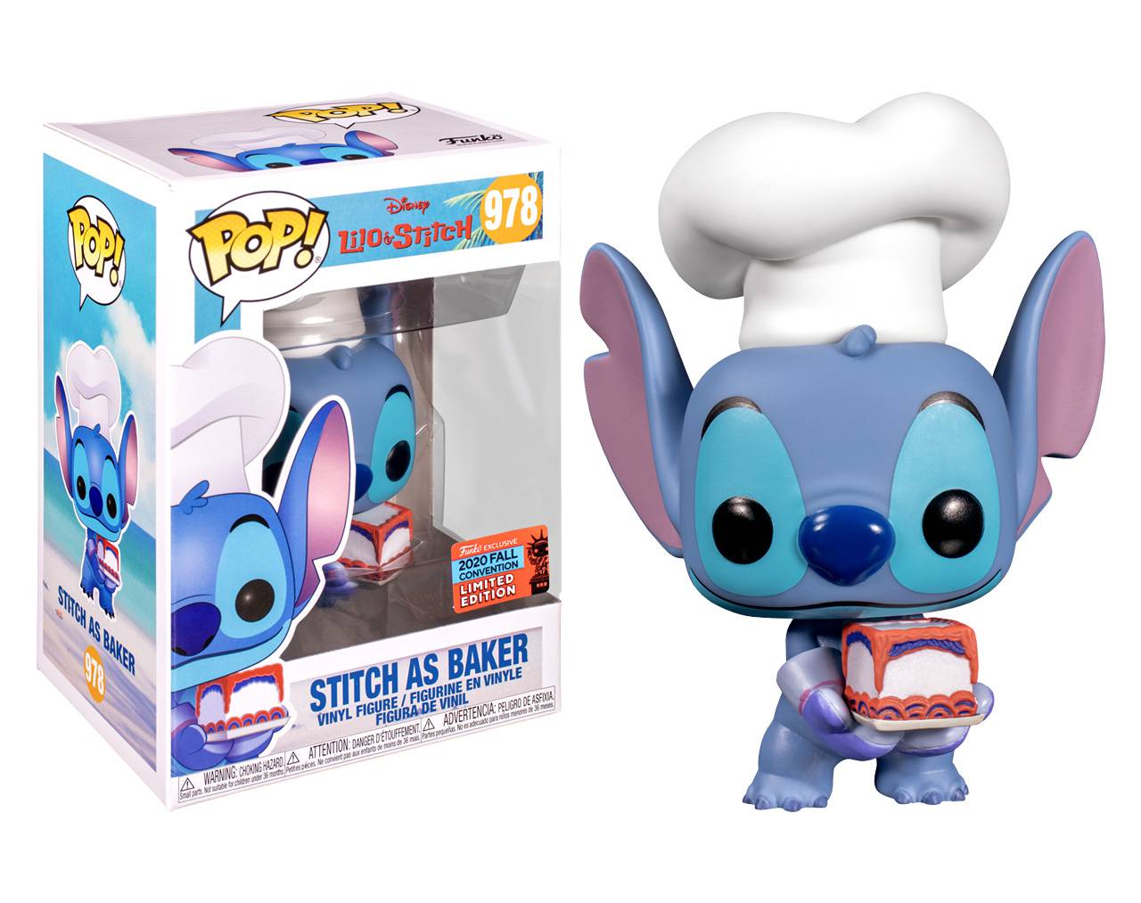 Stitch as Baker (NYCC 2020) Pop! Vinyl