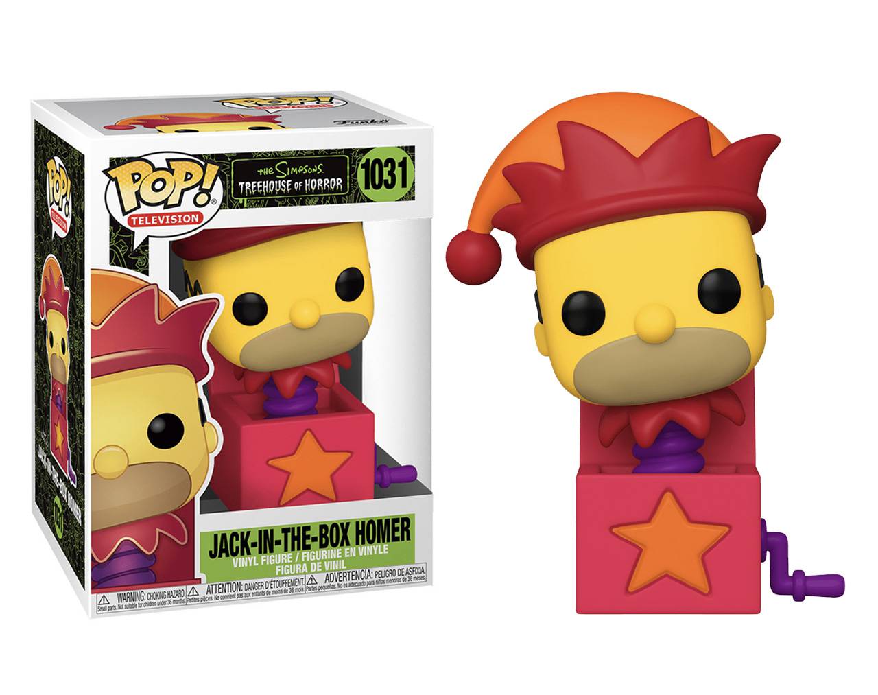 Jack in the box Homer Pop! Vinyl