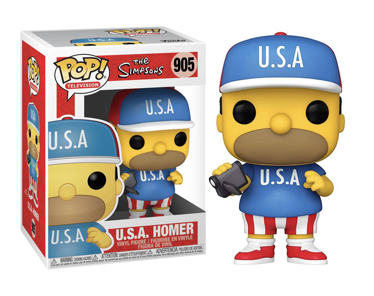 U. S. A. Homer - The Simpsons Pop! Vinyl.