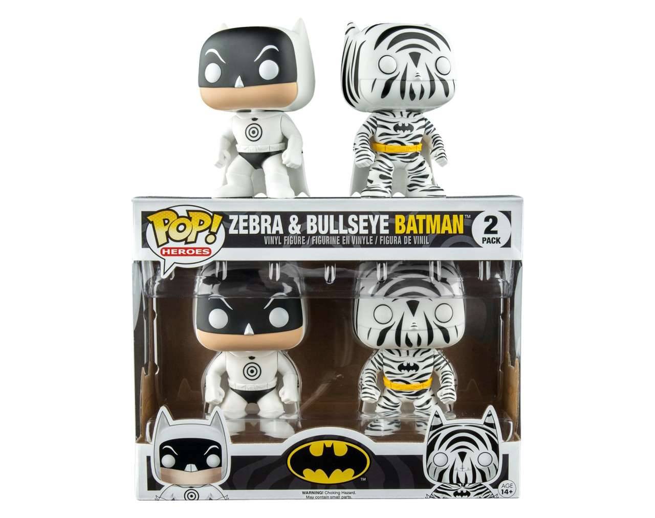 Zebra & Bullseye Batman (Double Pack) Pop! Vinyl