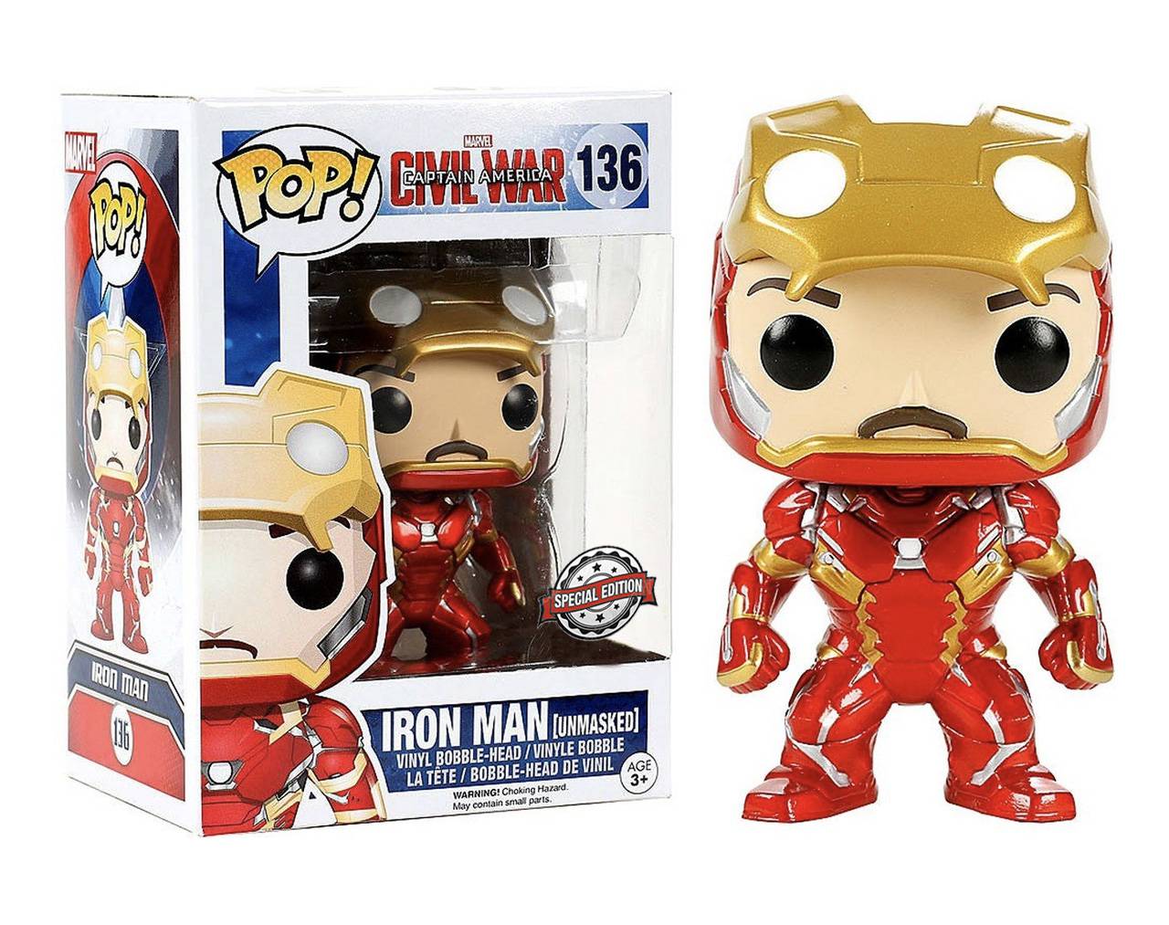 Iron Man (Unmasked) Pop! Vinyl