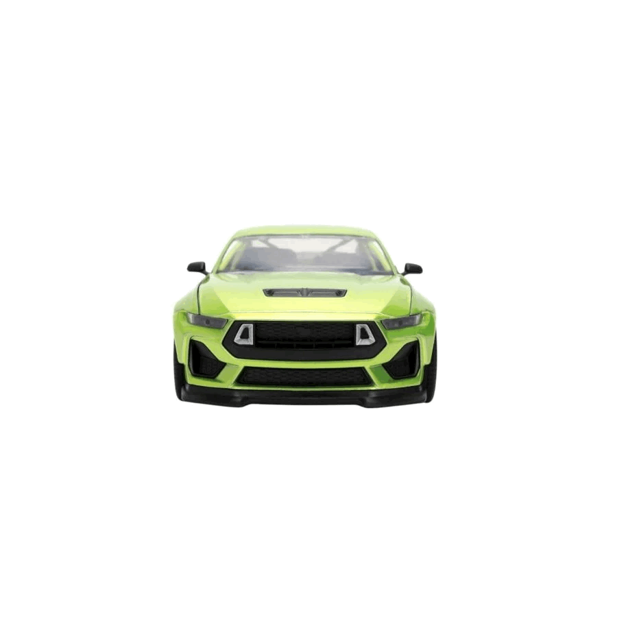 2025 Ford Mustang RTR SPEC 5-D (Lime Green) Escala 1:24 - Pink Slips - Die-Cast Jada Toys