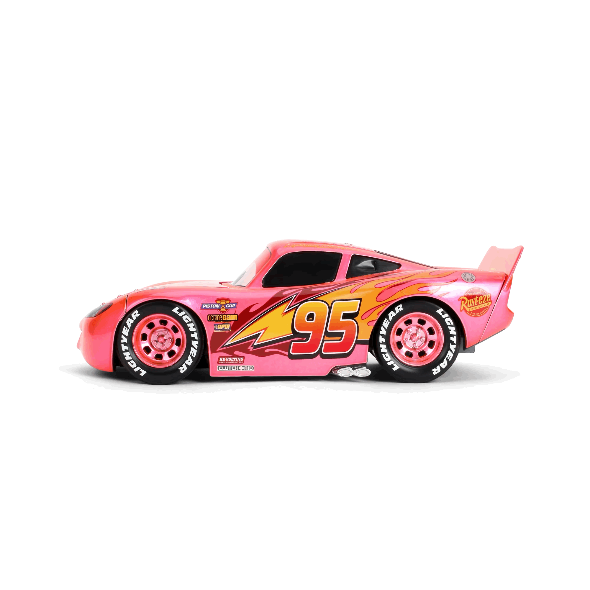 Lightning McQueen (Pink) Escala 1:24 - Disney Pixar Cars - Pink Slips - Die-Cast Jada Toys