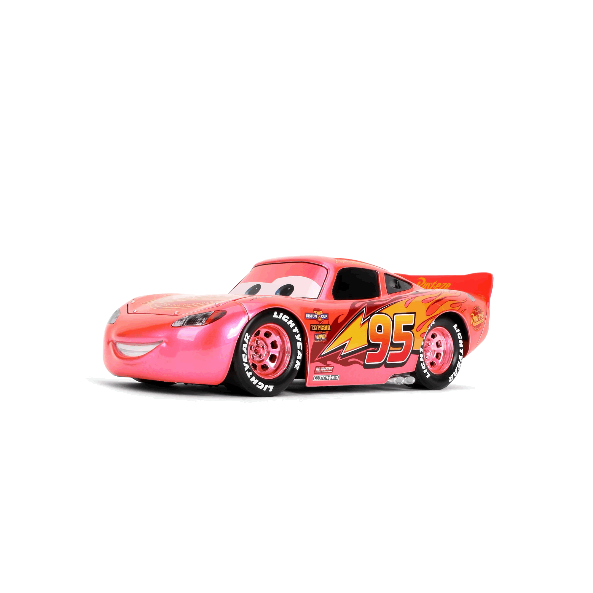 Lightning McQueen (Pink) Escala 1:24 - Disney Pixar Cars - Pink Slips - Die-Cast Jada Toys