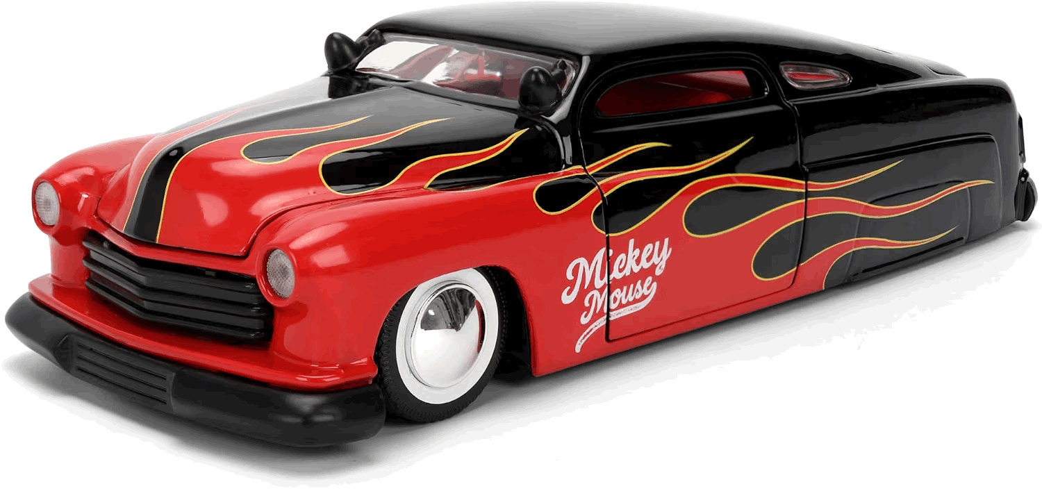 Mickey Mouse & 1951 Mercury Escala 1:24 - Disney - Die-Cast Jada Toys
