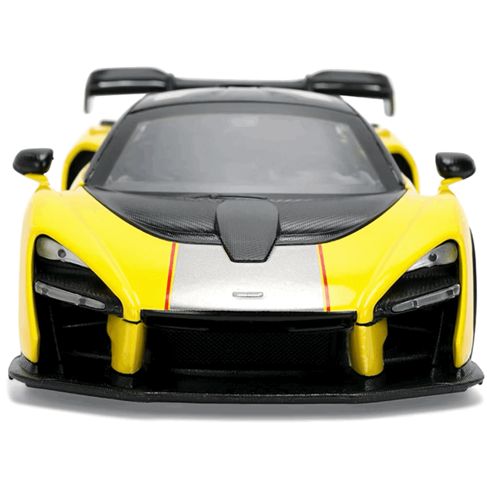McLaren Senna 8-PAS Racing (Yellow Metallic Black Top) - Hyper-Spec Series Jada Toys