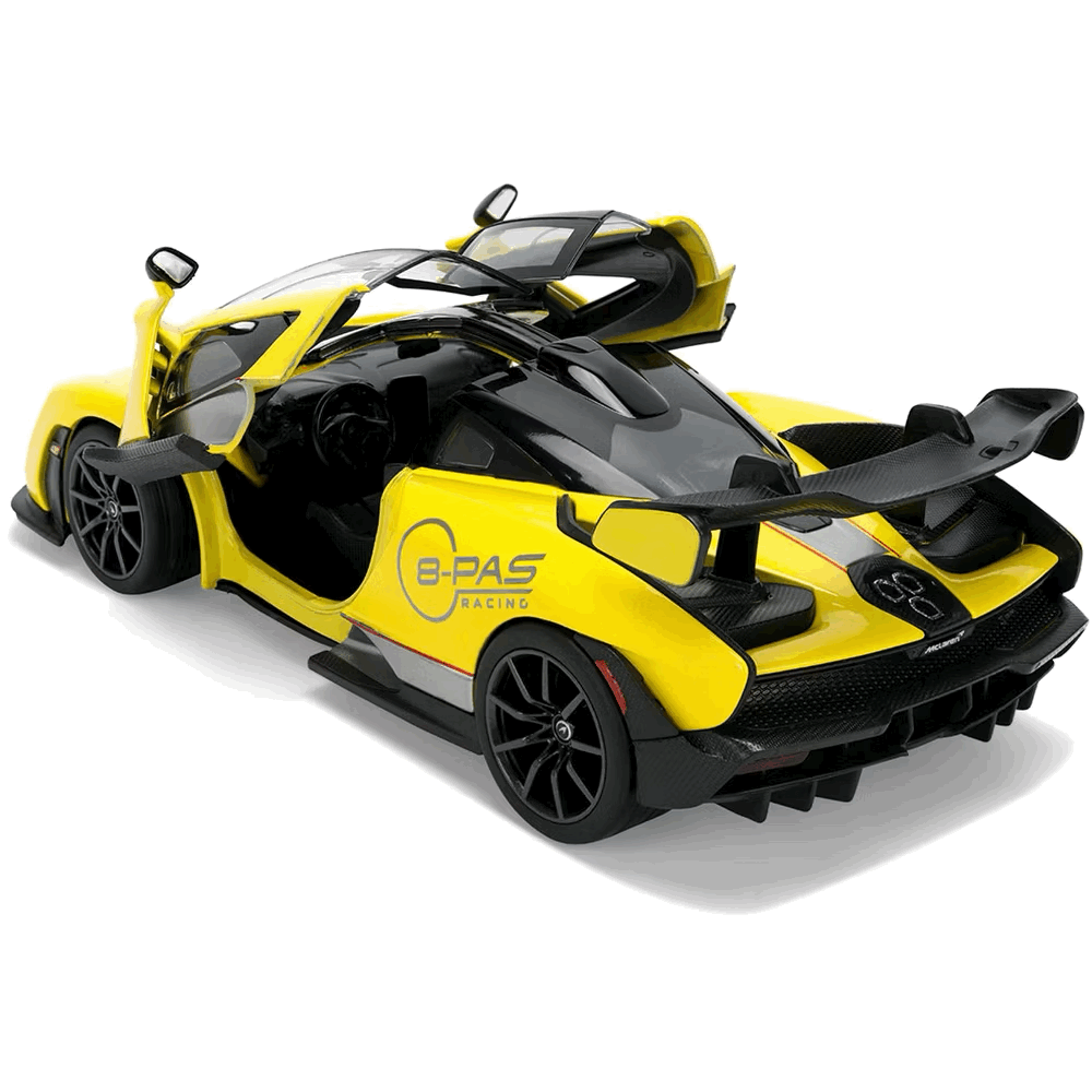 McLaren Senna 8-PAS Racing (Yellow Metallic Black Top) - Hyper-Spec Series Jada Toys