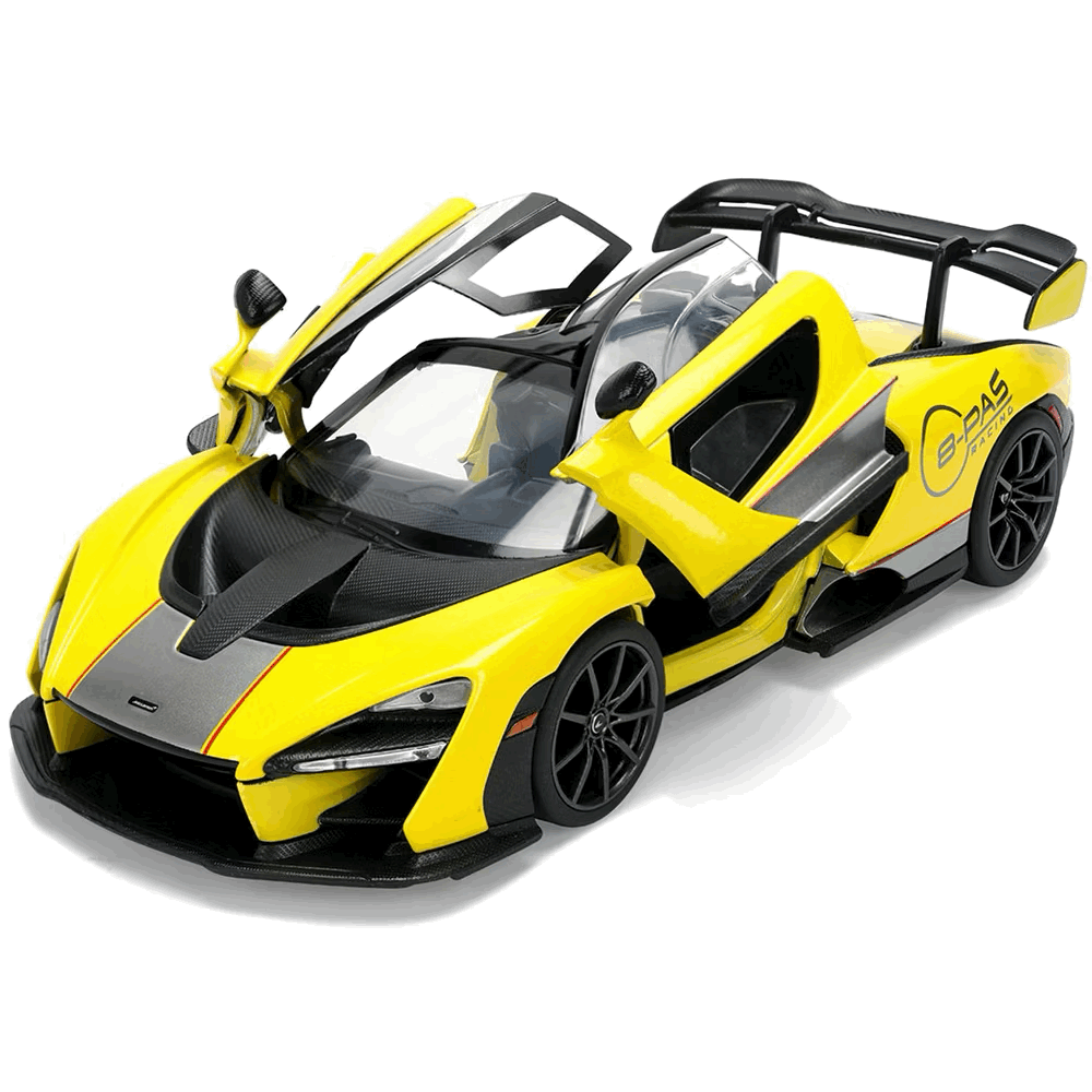 McLaren Senna 8-PAS Racing (Yellow Metallic Black Top) - Hyper-Spec Series Jada Toys