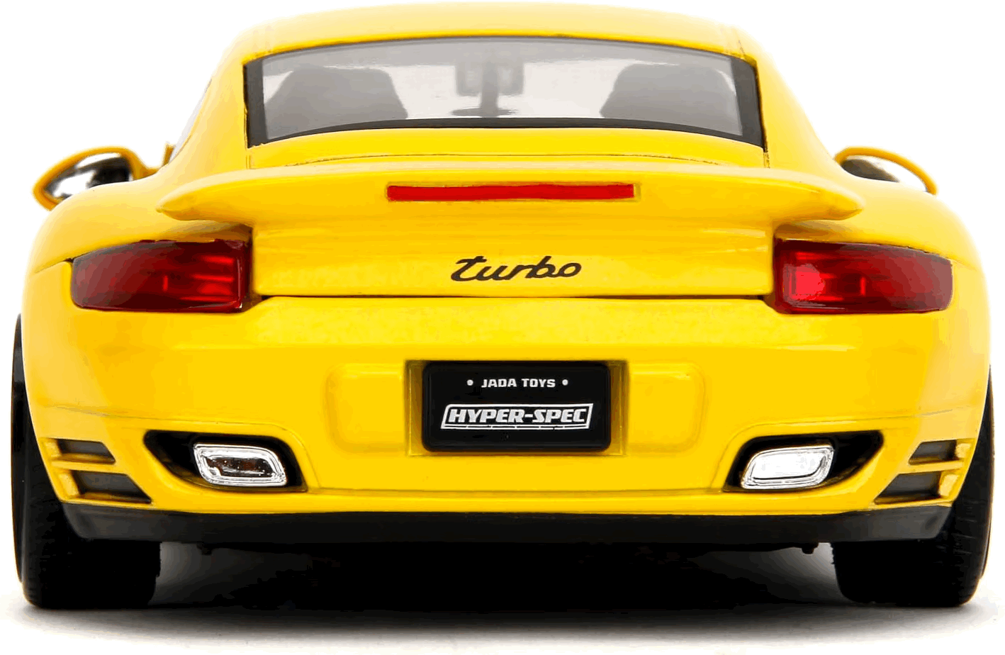 Porsche 911 Turbo (Yellow/Black) - Hyper-Spec Series Jada Toys