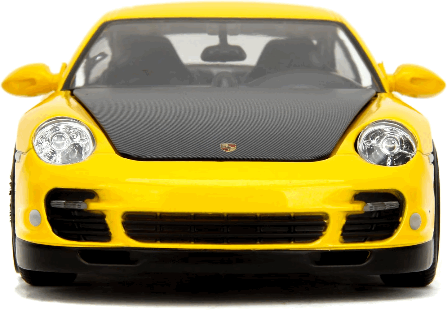 Porsche 911 Turbo (Yellow/Black) - Hyper-Spec Series Jada Toys