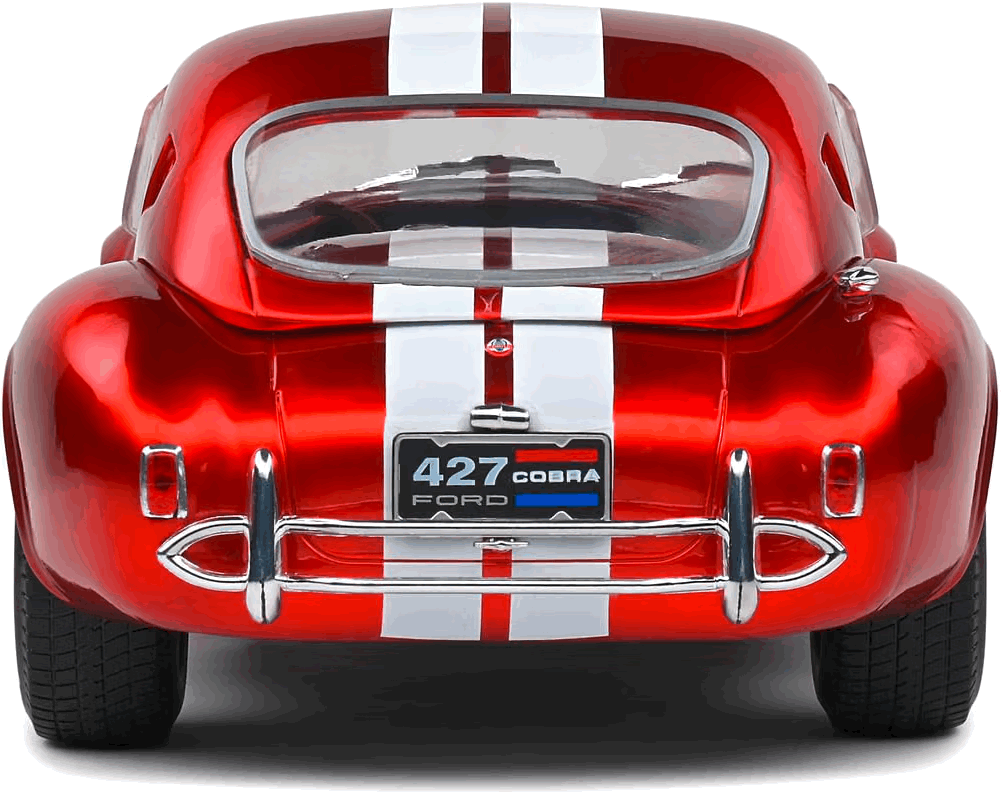 Shelby Cobra 427 MKII Red Metallic (1965) (Escala 1:18) - Die-Cast Solido
