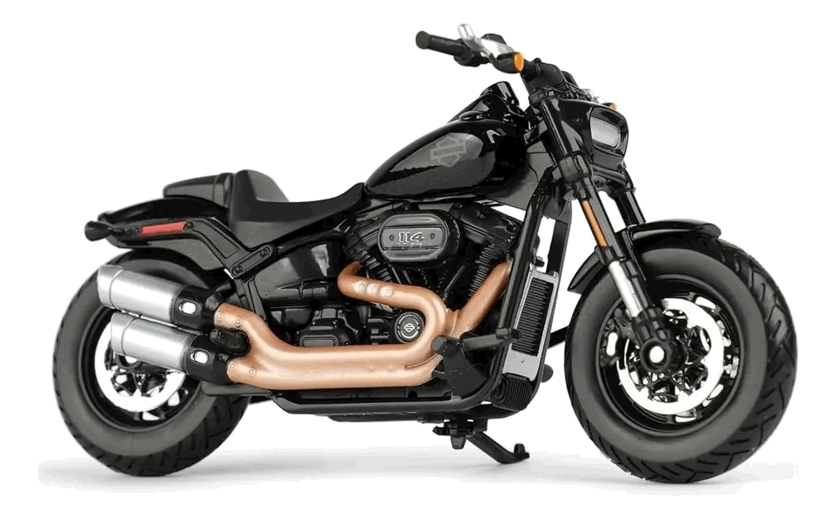Motocicleta Harley Davidson 2022 Fat Bob 114 (Escala 1:18) - Die-Cast Maisto