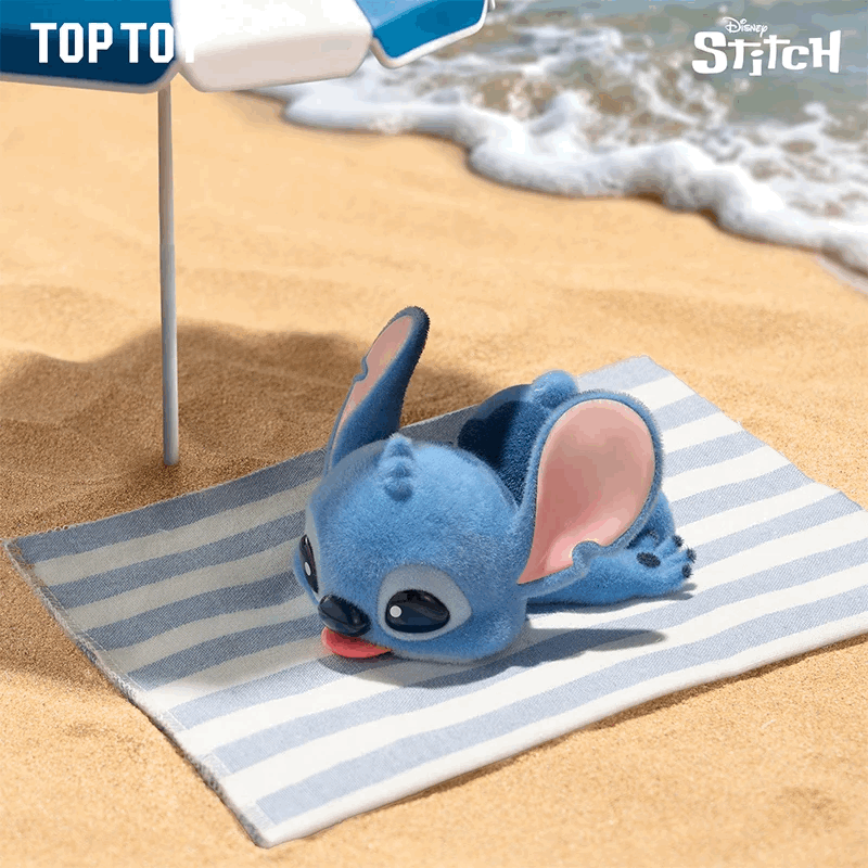 Stitch Aterciopelado (Cajita Sorpresa) - Disney "Energy Yoga" Blind Box Top Toy