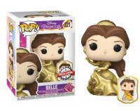 Belle (Dancing Gold) with Pin - The Beauty and the Beast Pop! Vinyl