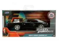 Dom's Dodge Charger RT Escala 1:32 - Fast and Furious - Die-Cast Jada Toys