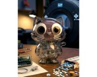 Catscan Bare Bones Glows in the Dark (Cajita sorpresa) - Kaleidos Creative Blind Box Collective Figure
