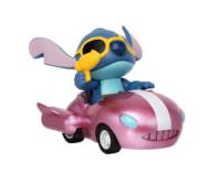 Stitch in Pink Rocket Car - Disney Lilo & Stitch Pullback Car Beast Kingdom