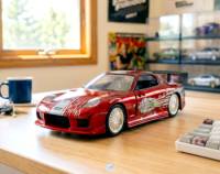 Dom's Mazda (Metallic) RX-7 Escala 1:32 - Fast and Furious - Die-Cast Jada Toys