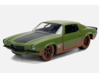1973 Chevrolet Camaro Green (Dirty Version) - Escala 1:32 - Fast and Furious 4 - Die-Cast Jada Toys