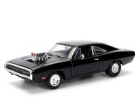 Dom's Dodge Charger R/T Escala 1:24 - Fast and Furious - Die-cast Jada Toys