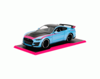 2020 Ford Mustang Shelby GT500 (Blue/Black/Pink) Escala 1:24 - Pink Slips - Die-Cast Jada Toys