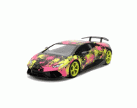 Lamborghini Huracán Performante (Graffiti) Escala 1:24 - Pink Slips - Die-Cast Jada Toys