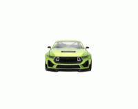 2025 Ford Mustang RTR SPEC 5-D (Lime Green) Escala 1:24 - Pink Slips - Die-Cast Jada Toys