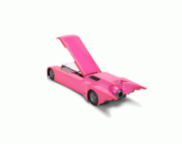 Batmobile (Pink) - Batman: The Animated Series Pink Slips - Die-Cast Jada Toys
