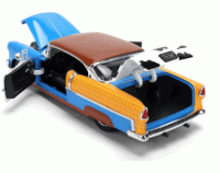 Woody & 1955 Chevrolet Bel Air Escala 1:24 - Disney Pixar Toy Story - Die-Cast Jada Toys
