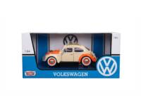 Volkswagen Beetle Ladybug (1966) Escala 1:24 - Die-Cast MotorMax